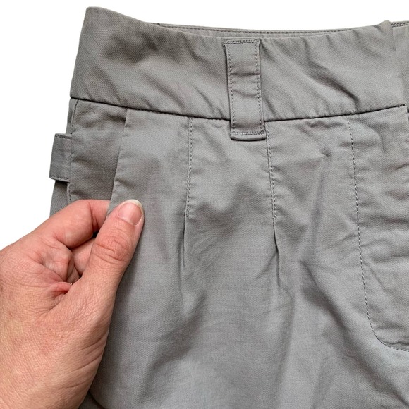 ANTHROPOLOGIE Elevenses Gray Chino Pencil Skirt Size 2 - Picture 2 of 8